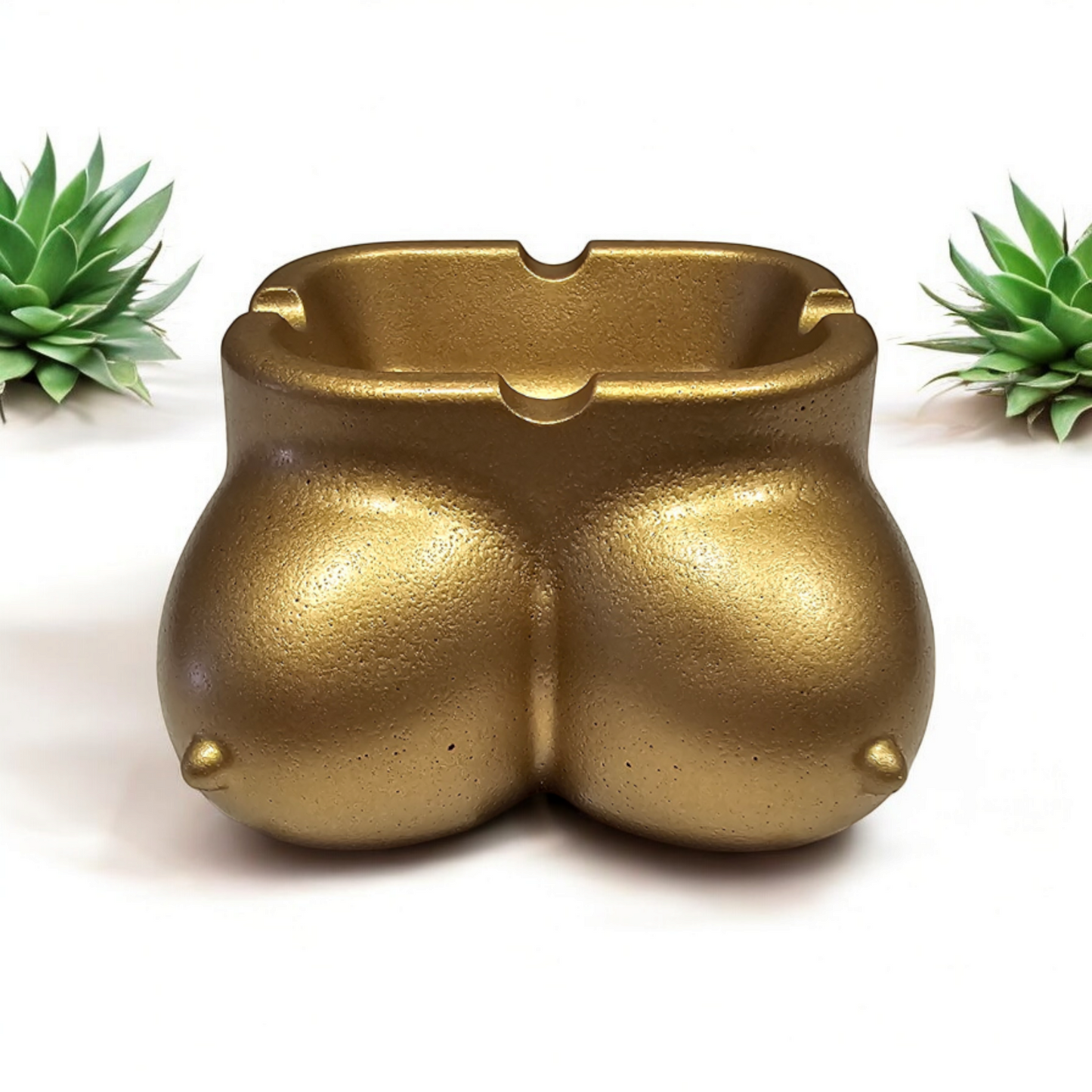 Boobies Concrete Ashtray – Bold, Fun & Functional!