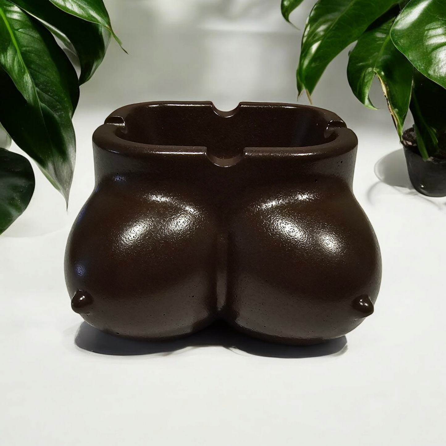 Boobies Concrete Ashtray – Bold, Fun & Functional!