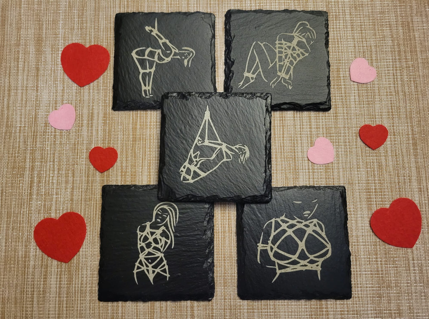 Seductive Elegance - Concrete Coasters