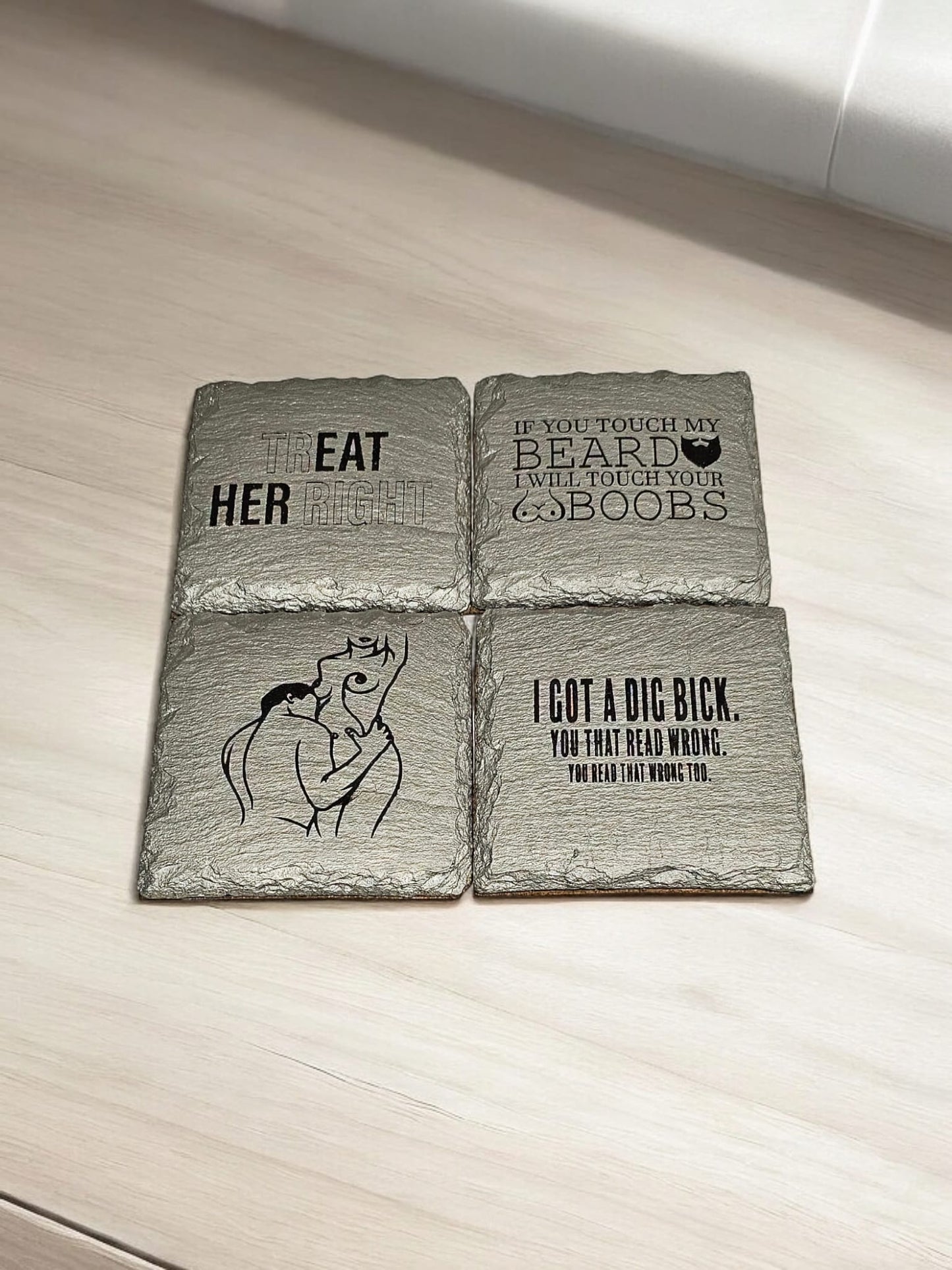 Sassy & Bold Concrete Coasters