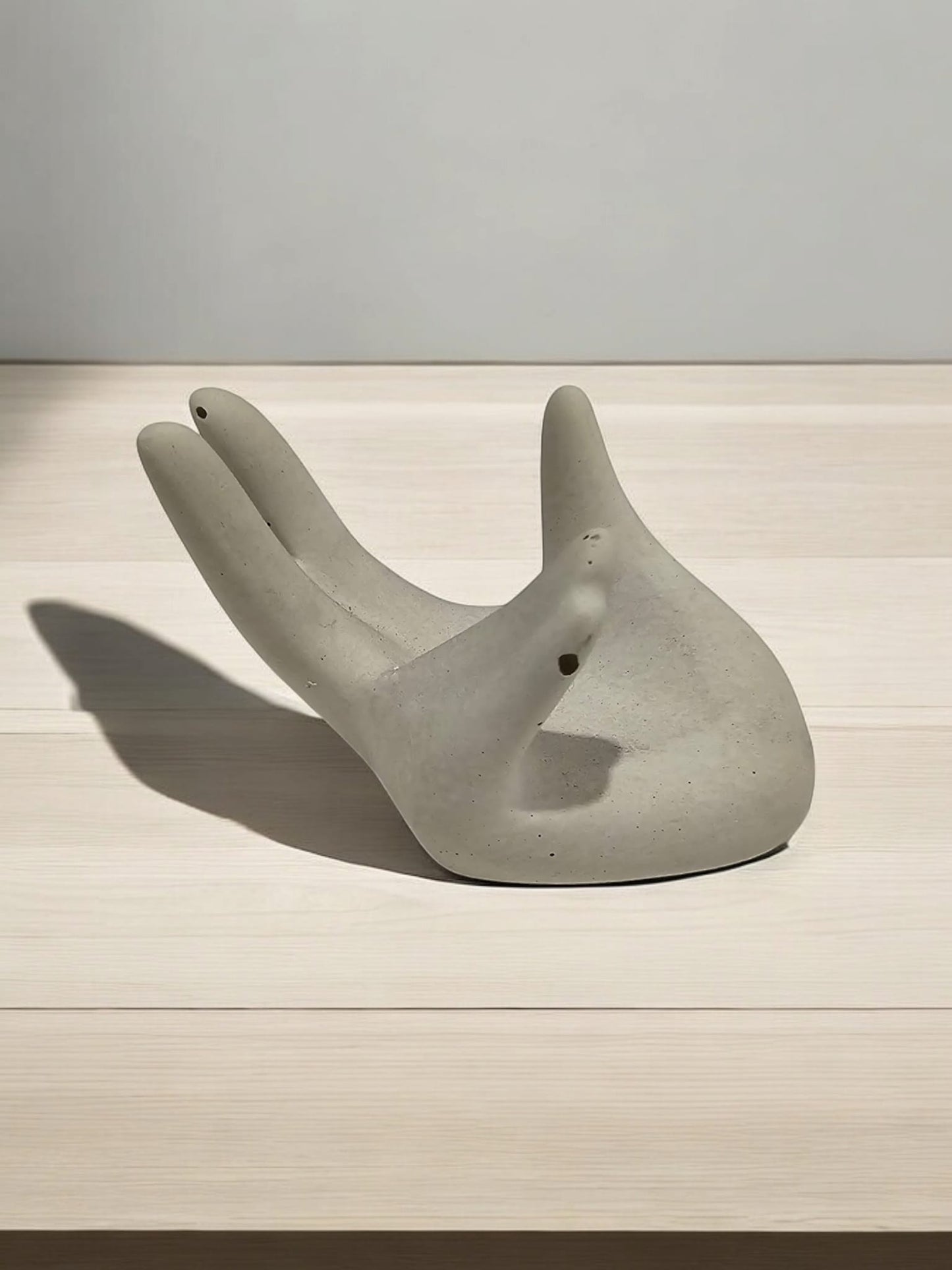 Minimalist Concrete Hand Sculpture