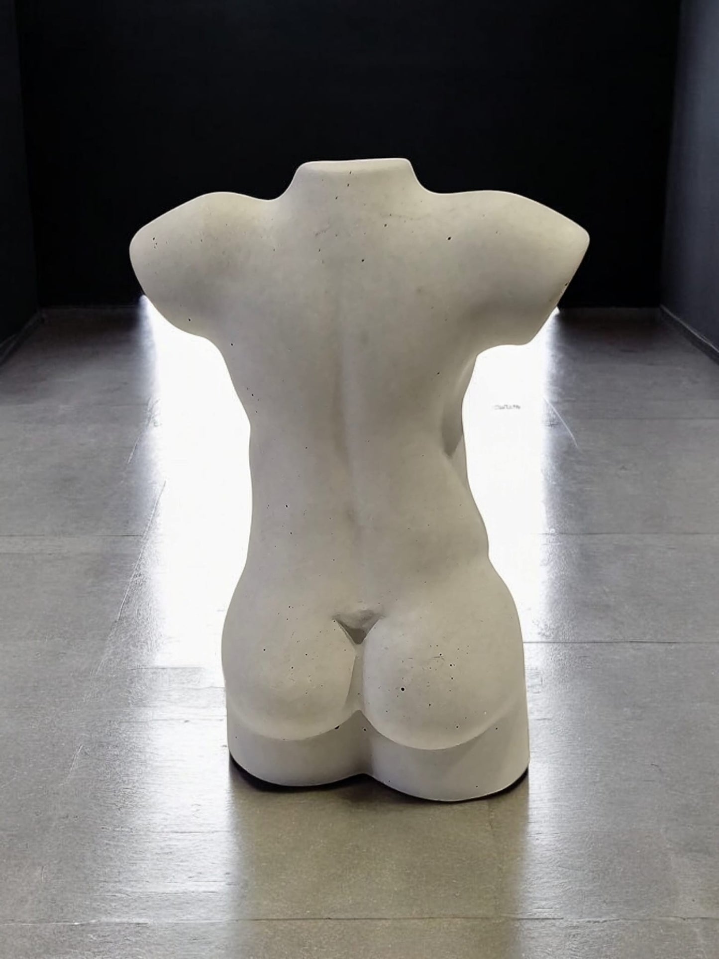 Masculine Strength Concrete Sculpture