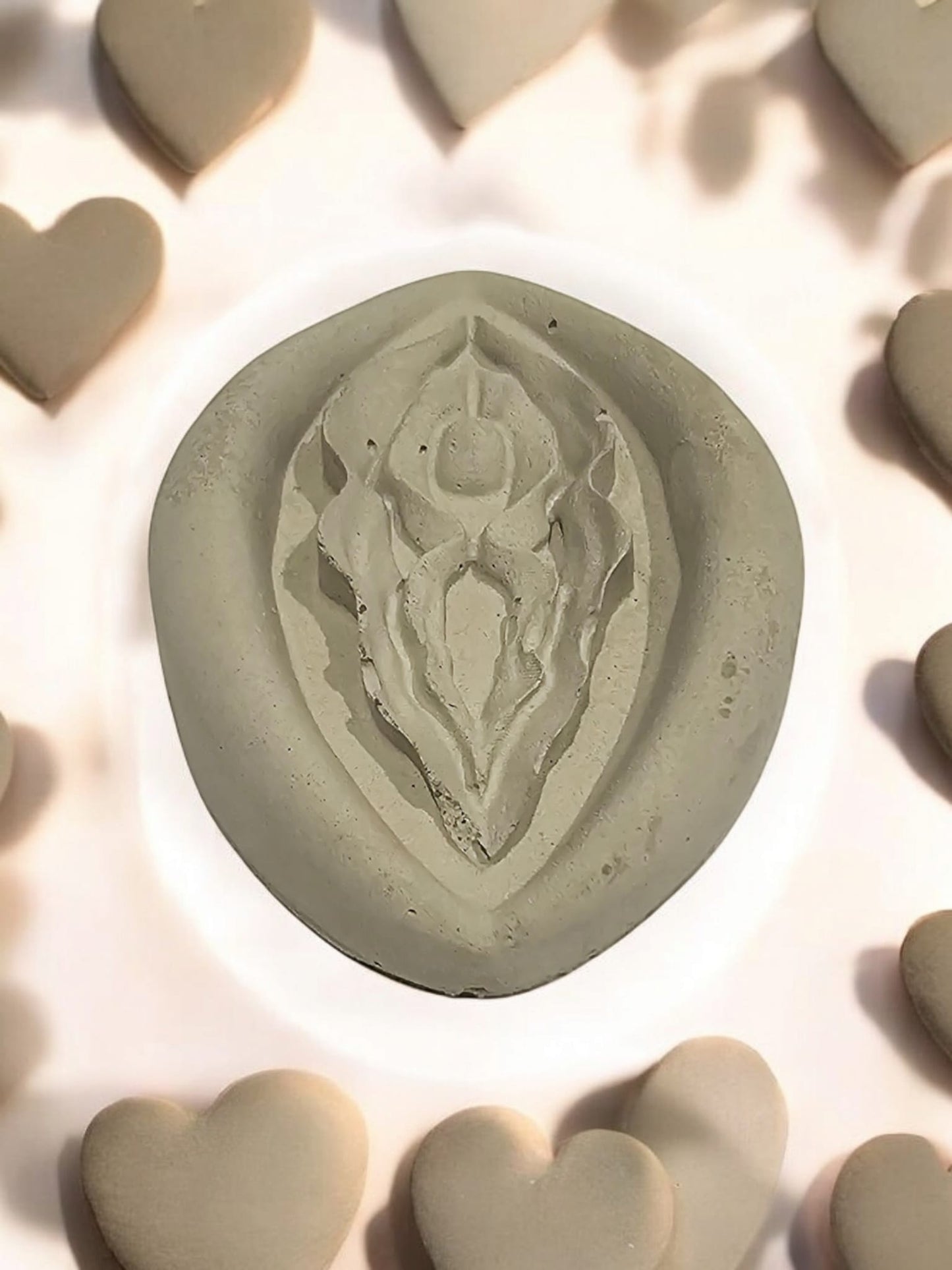 Feminine Expression Concrete Sculpture