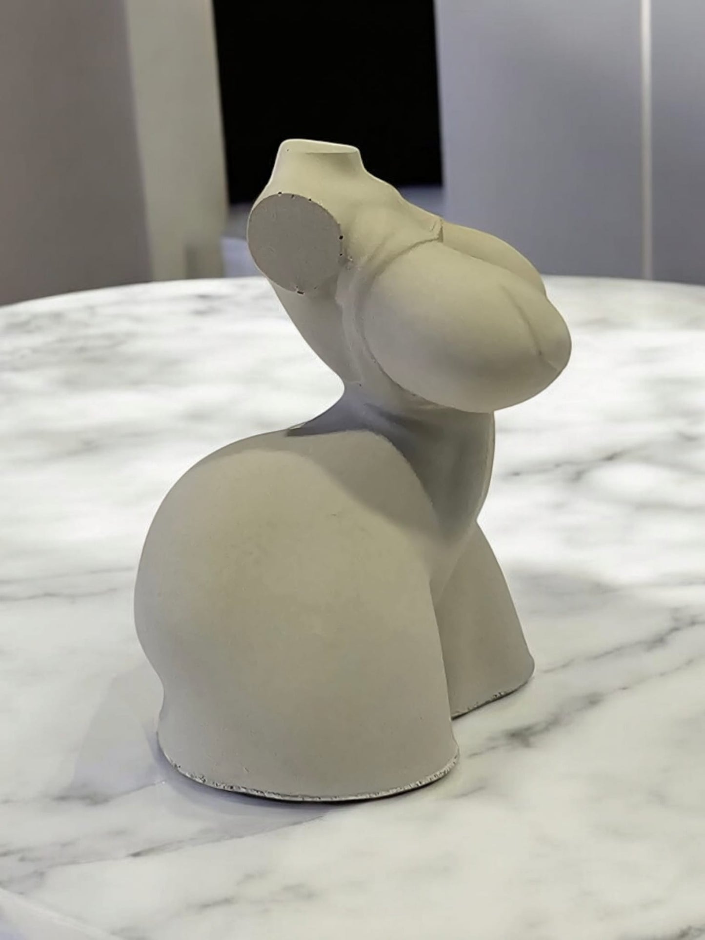 Curvaceous Concrete Goddess Sculpture