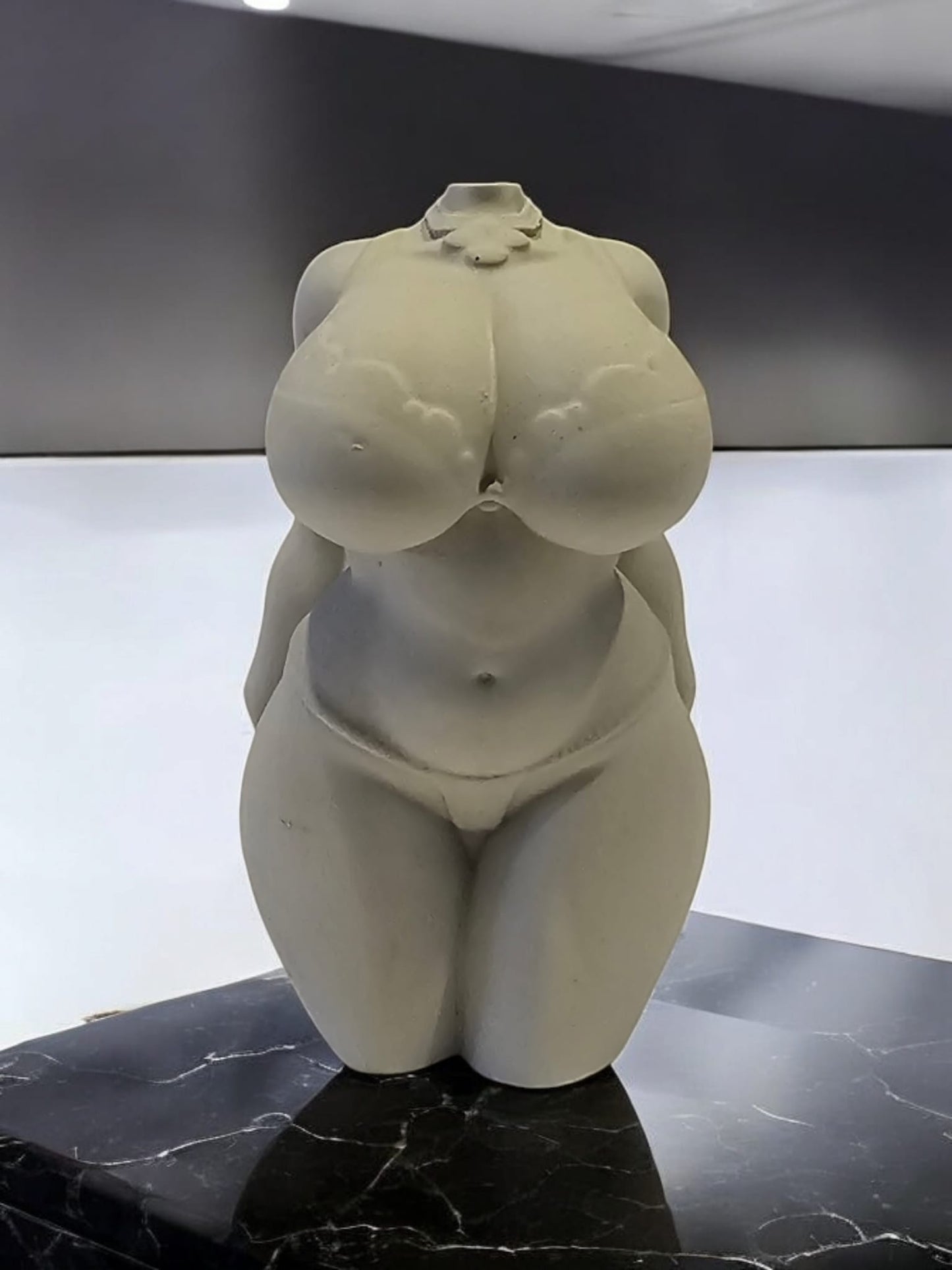 Sensual Elegance Concrete Sculpture