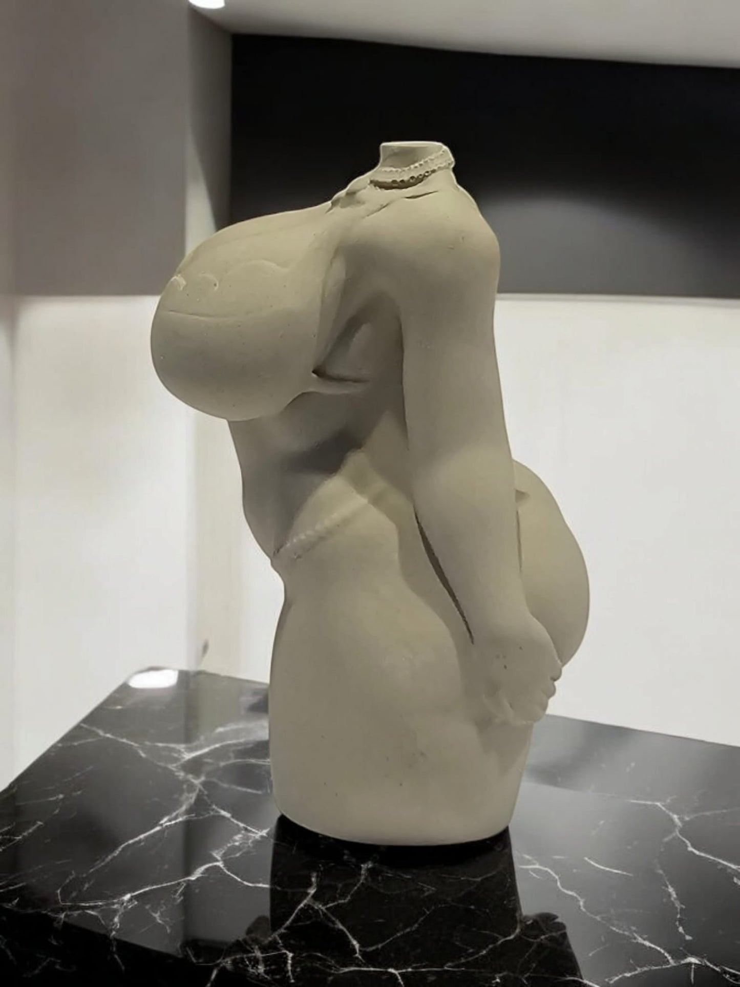 Sensual Elegance Concrete Sculpture