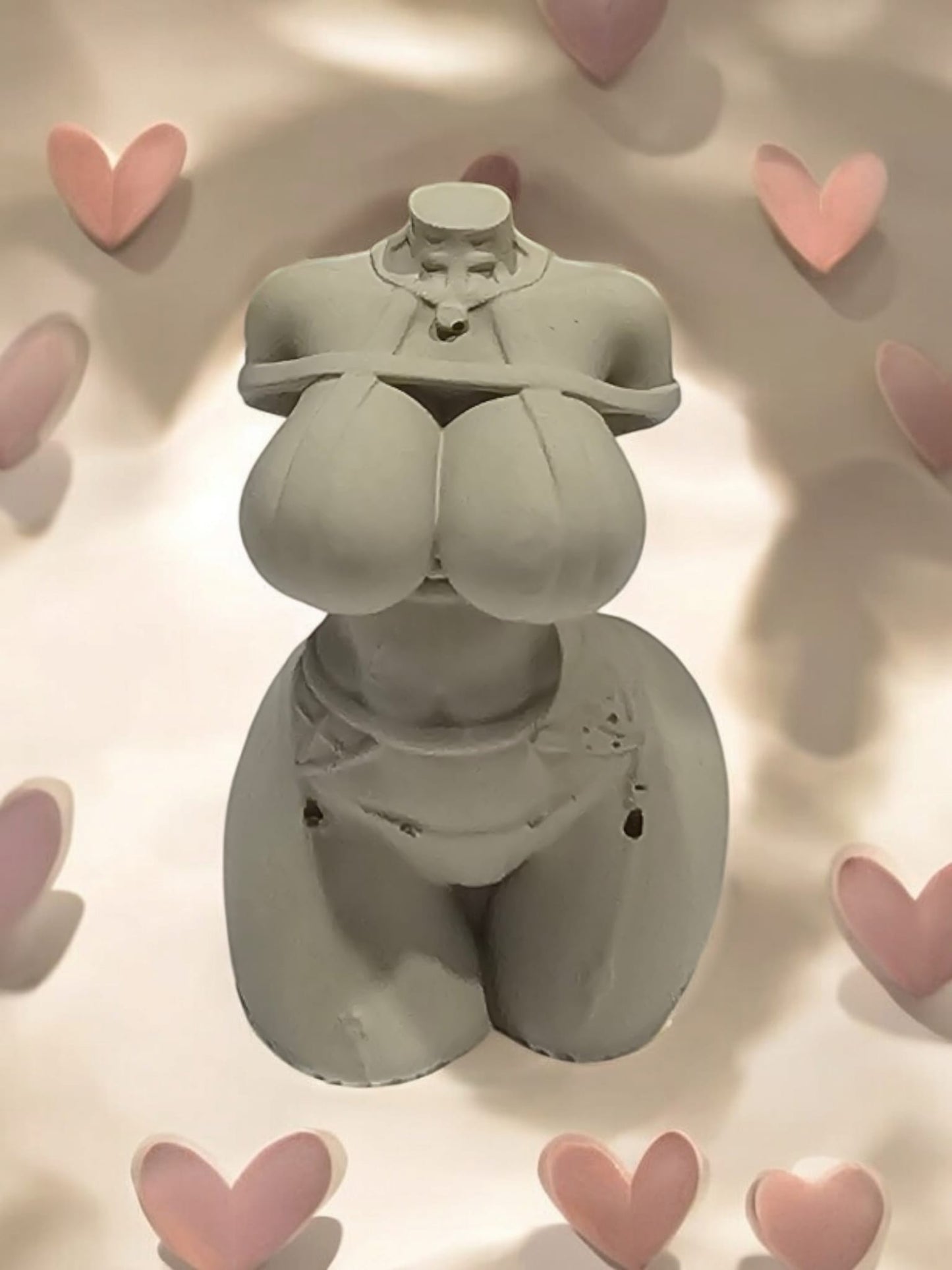 Handcrafted Concrete Goddess Sculpture – Bold, Sensual & Empowering