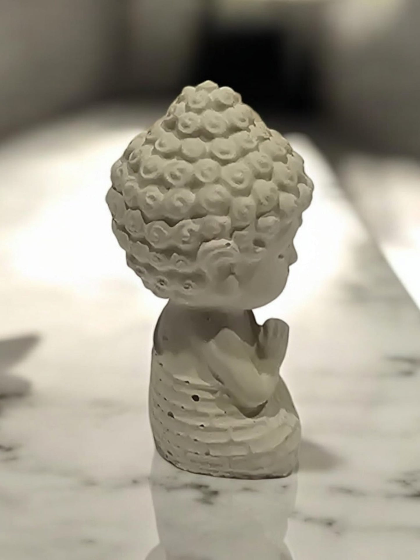 Handcrafted Concrete Buddha Statue – A Symbol of Peace & Mindfulness