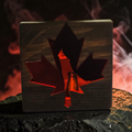 Canada Maple Leaf Wood Coaster
