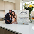 Family Is the Heart of Home Slate Keepsake