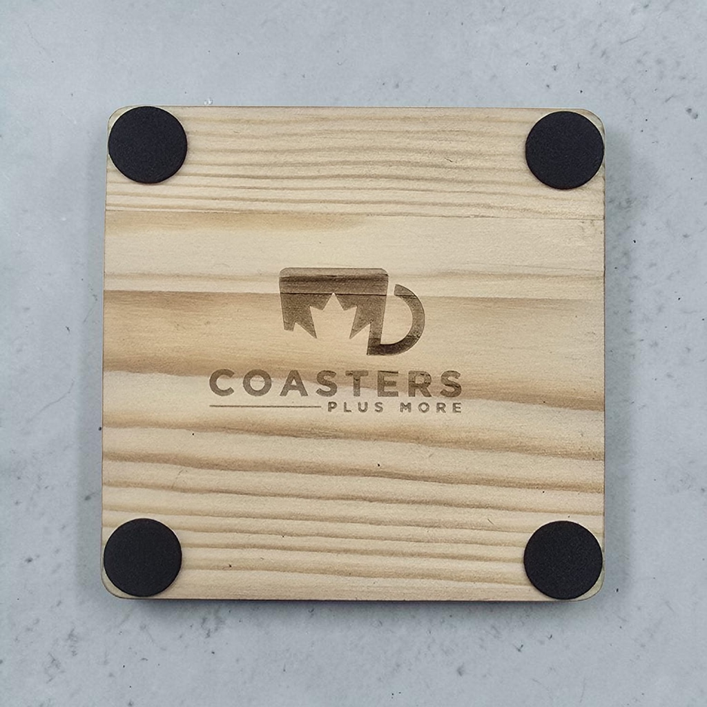 I Am Enough Wood Coaster